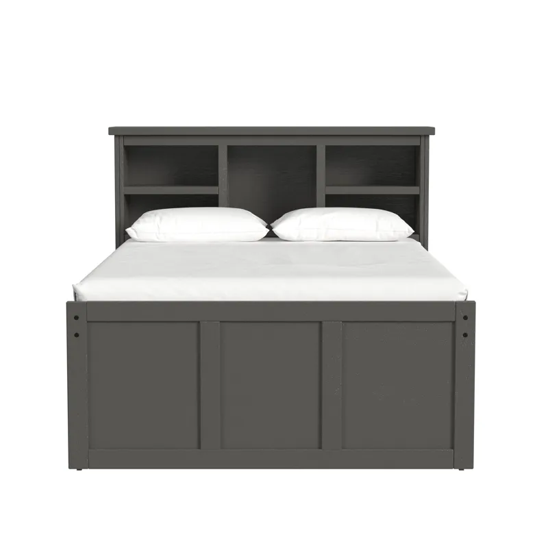 Cali Kids Complete Full Captains Bed in Grey