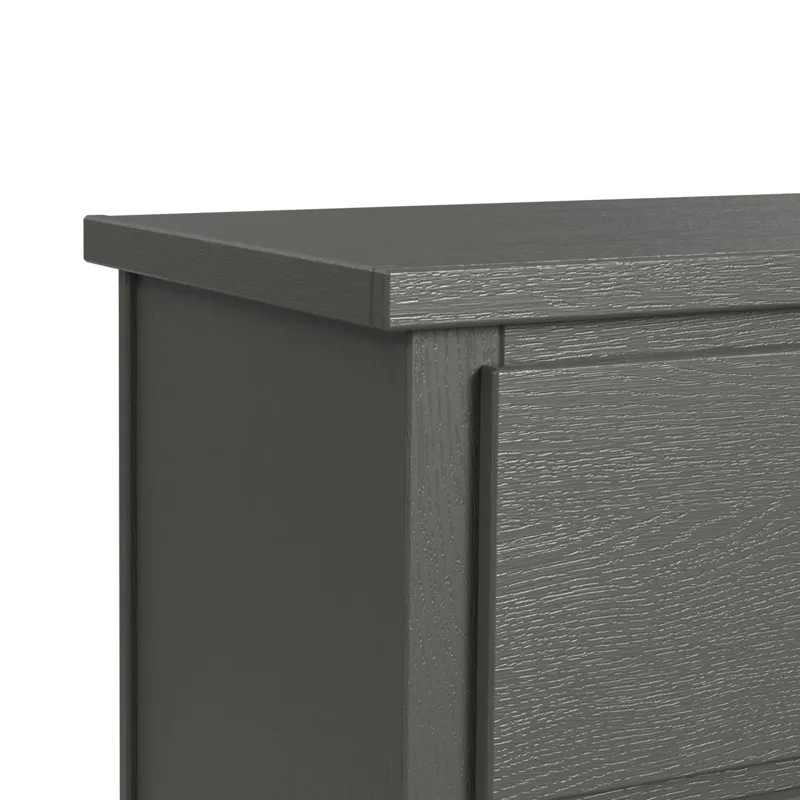 Cali Kids Two Drawer Nightstand in Grey