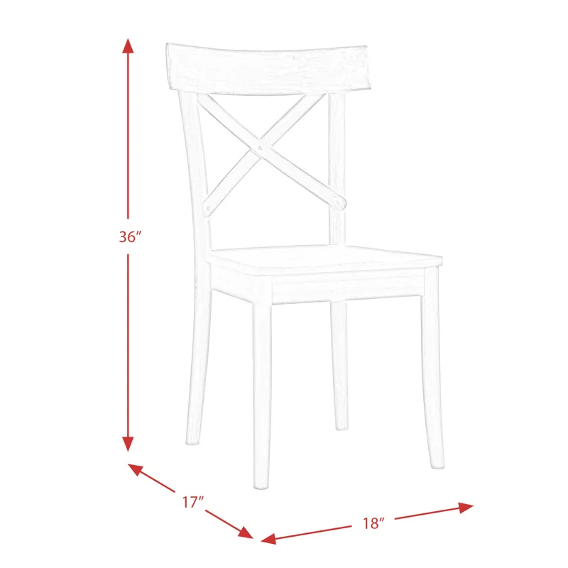 (D680-41) Callista- Side Chair (2/Ctn)- Beach