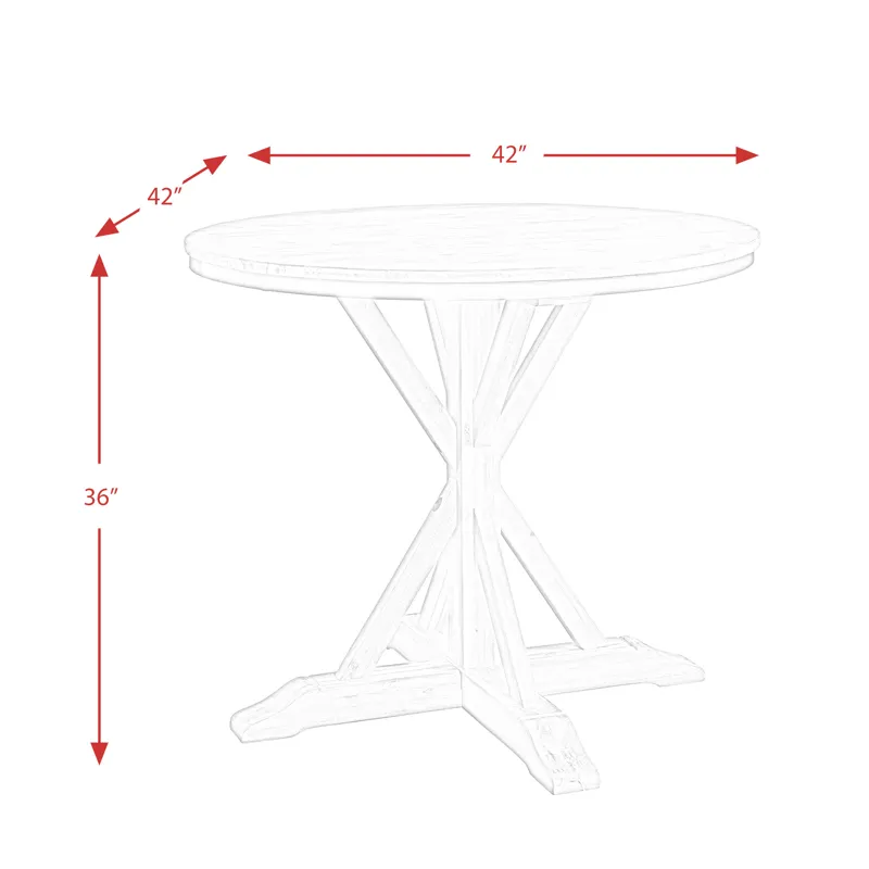 (D680-36) Callista- Counter Height Table- Beach/Natural