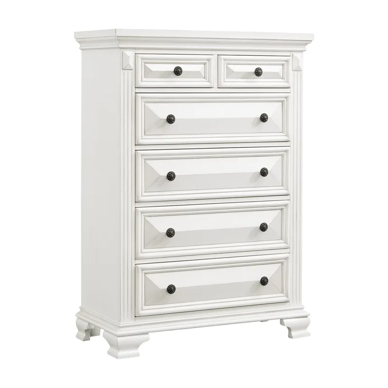 Calloway Chest Antique White Color