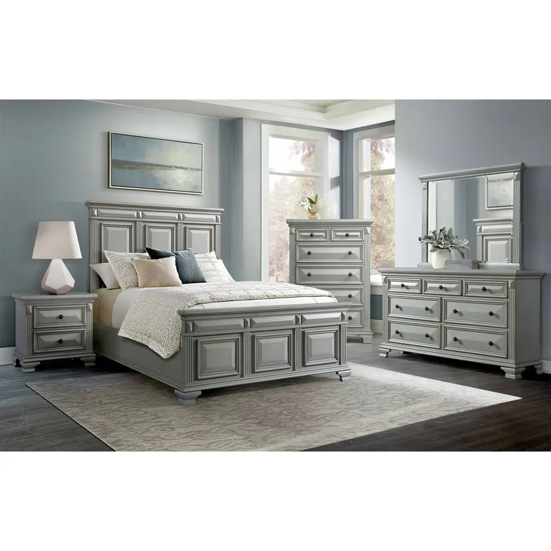 Calloway Nightstand Grey Color