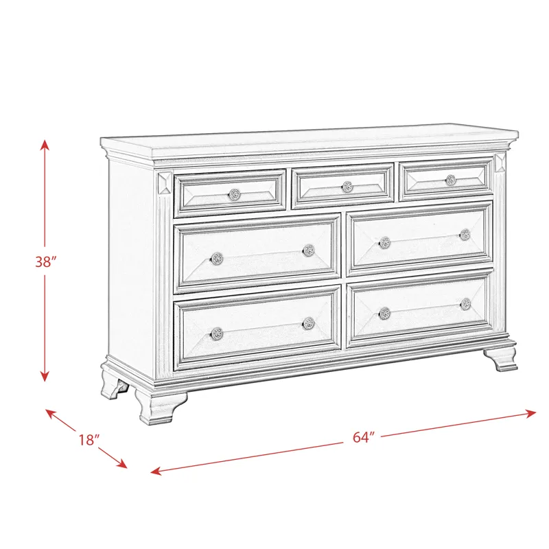Calloway Dresser Black Color