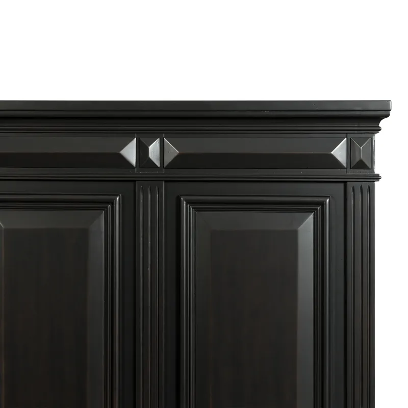 Calloway Twin Bed Black Color