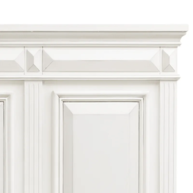 Calloway King Panel Bed in Antique White