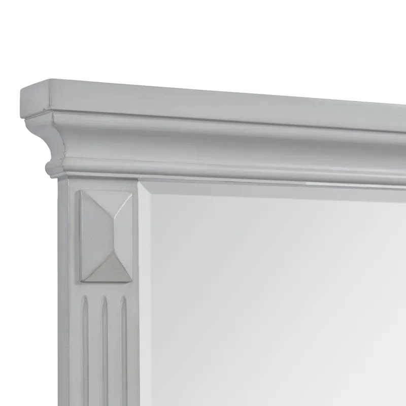 Calloway Dresser &Mirror Set Grey Color