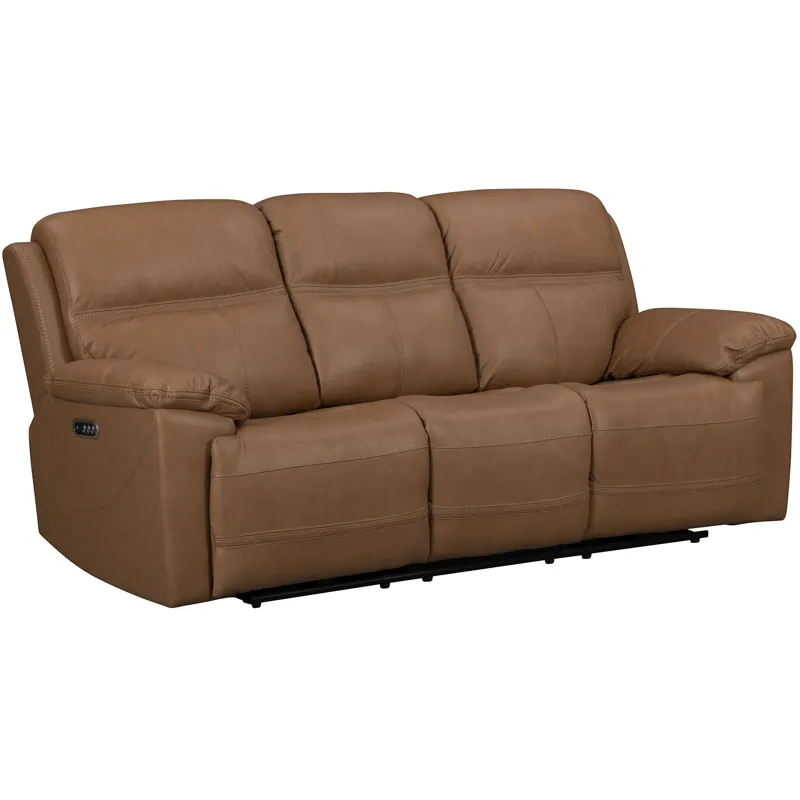Camaro P3 Sofa with DDT, Wireless Charger in Aline Butternut
