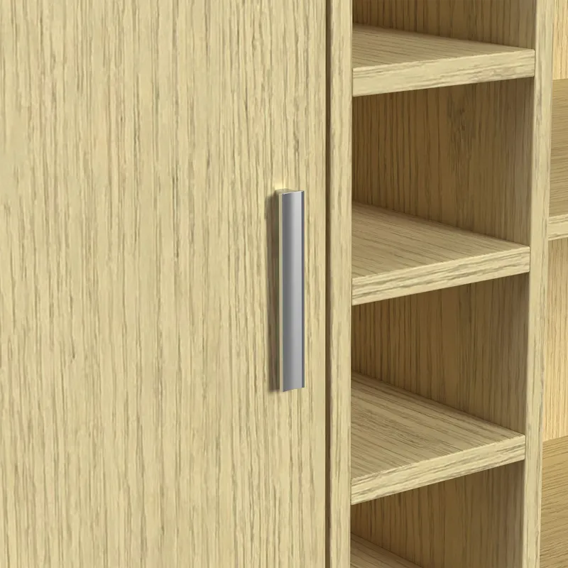 Cambrie Bar Table in Off-White and Natural with LED