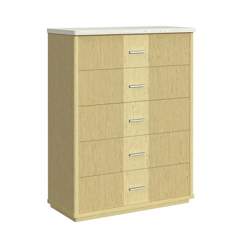 Cambrie Chest in Off-White and Natural