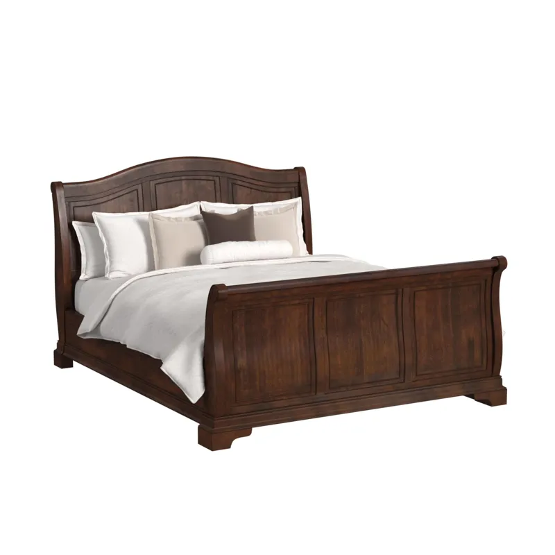 Cameron Cherry King Sleigh Bed