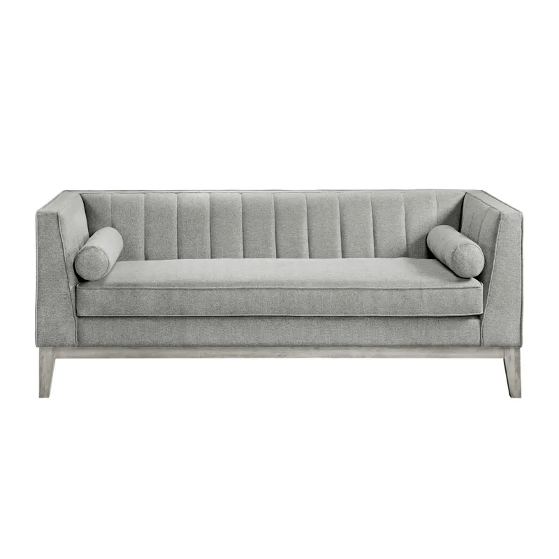 Cannes Sofa W/2 Pillows in Mckinney Charcoal