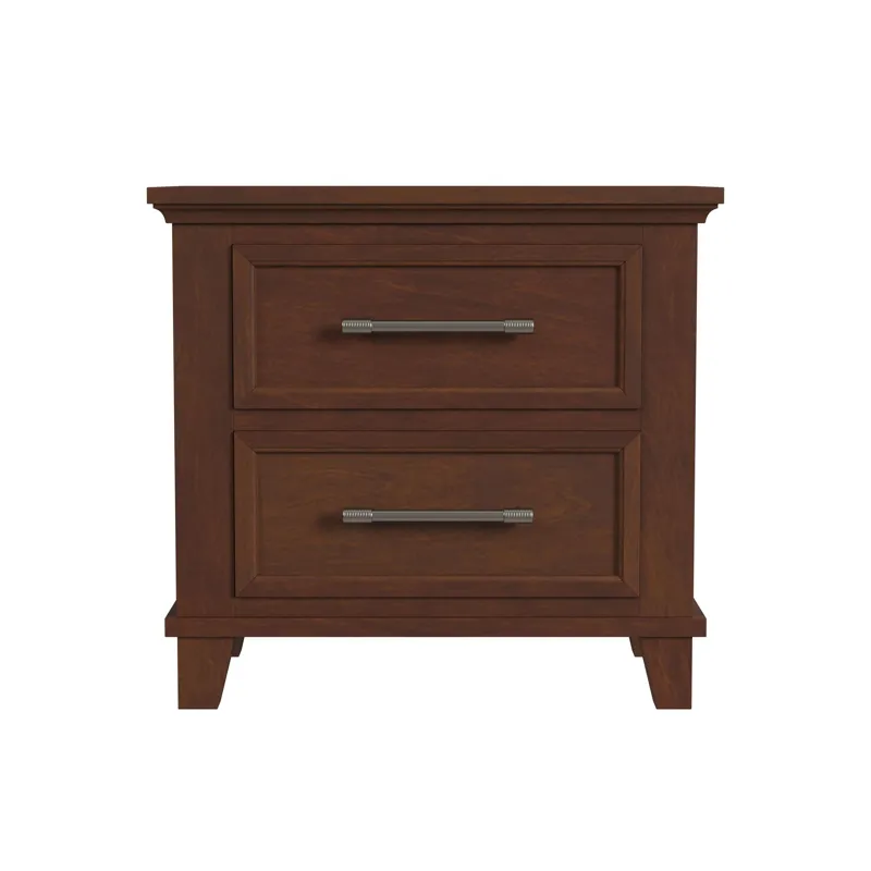 Canterbury 2-Drawer Nightstand with USB in Cherry