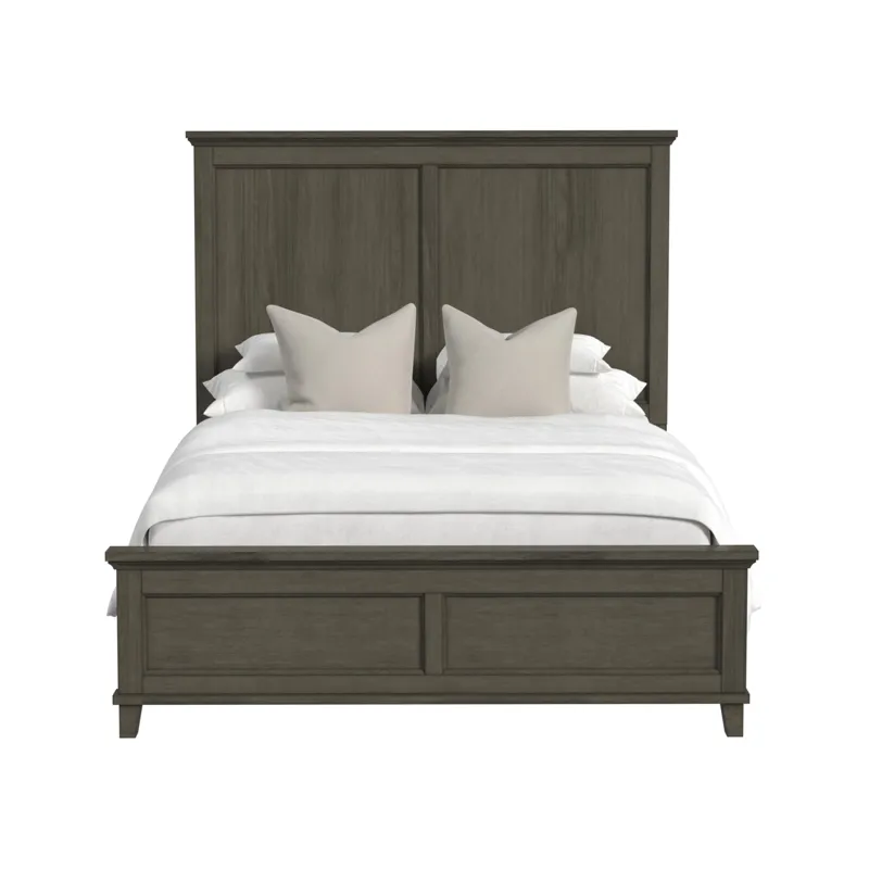 Canterbury Full Panel Bed in Grey
