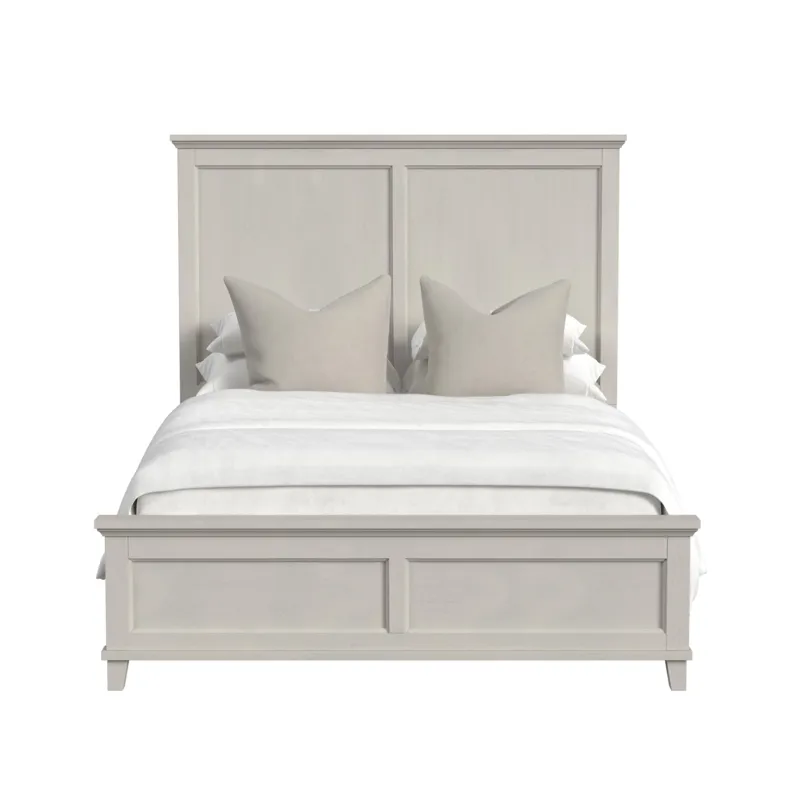 Canterbury Full Panel Bed in Ivory