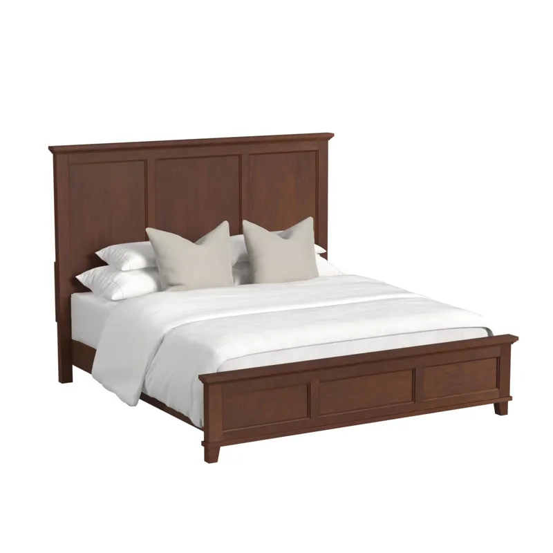 Canterbury King Panel Bed in Cherry