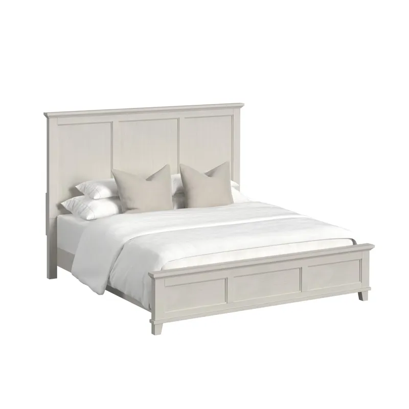 Canterbury King Panel Bed in Ivory