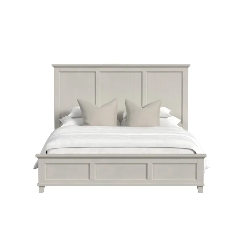 Canterbury King Panel Bed in Ivory