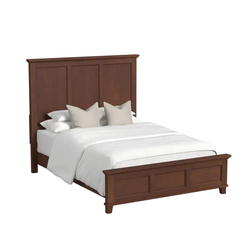 Canterbury Queen Panel Bed in Cherry