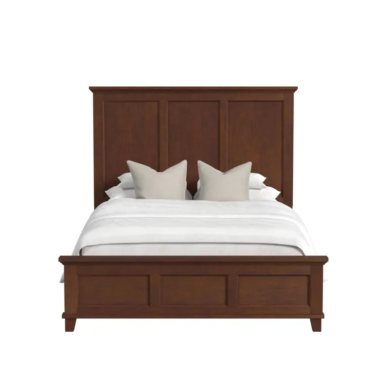 Canterbury Queen Panel Bed in Cherry