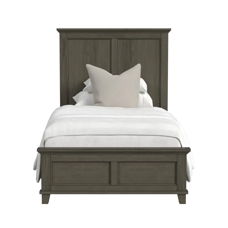 Canterbury Twin Panel Bed in Grey