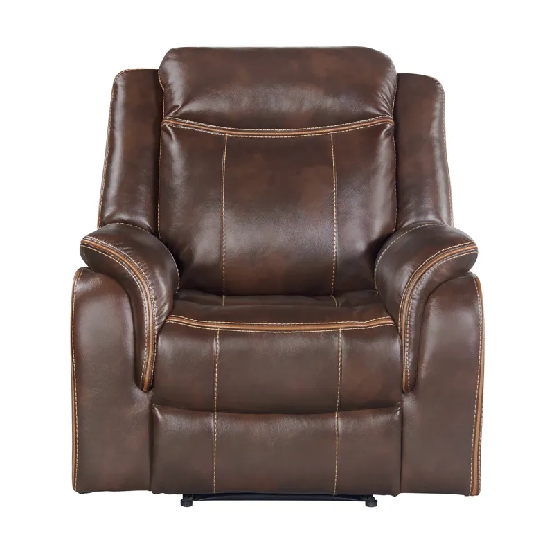 Carrera Swivel Glider Recliner in Brown