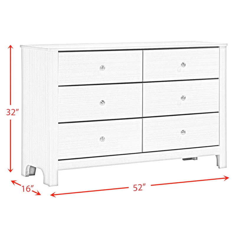 Catalina Dresser White
