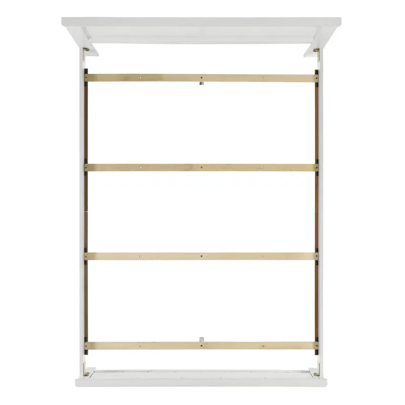 Catalina Full Panel Bed White