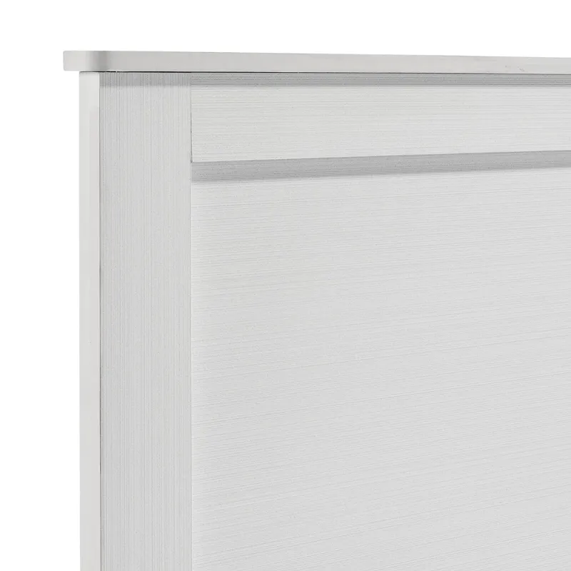 Catalina Twin Panel Bed White