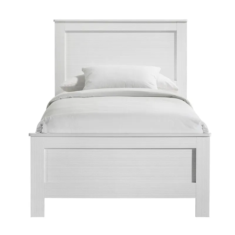 Catalina Twin Panel Bed White