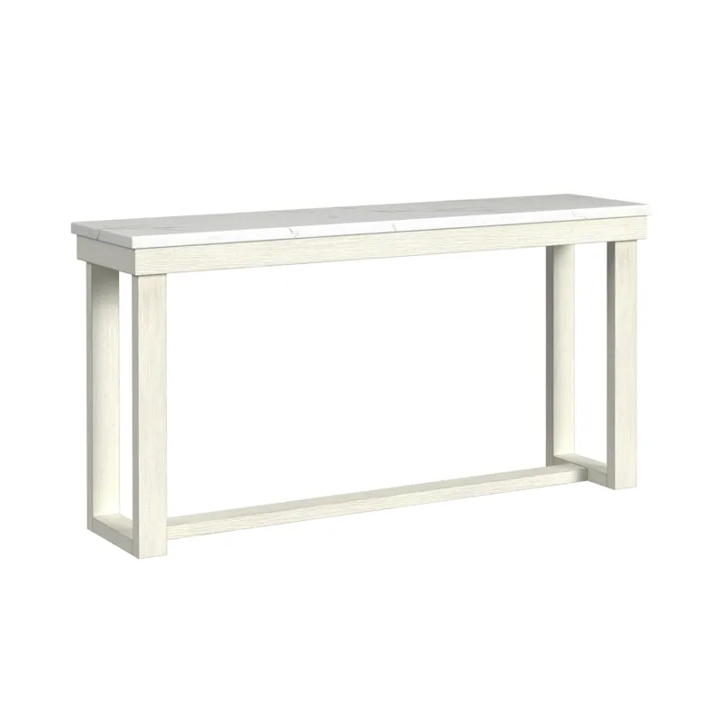 Catilin Sofa Table in Brushed White