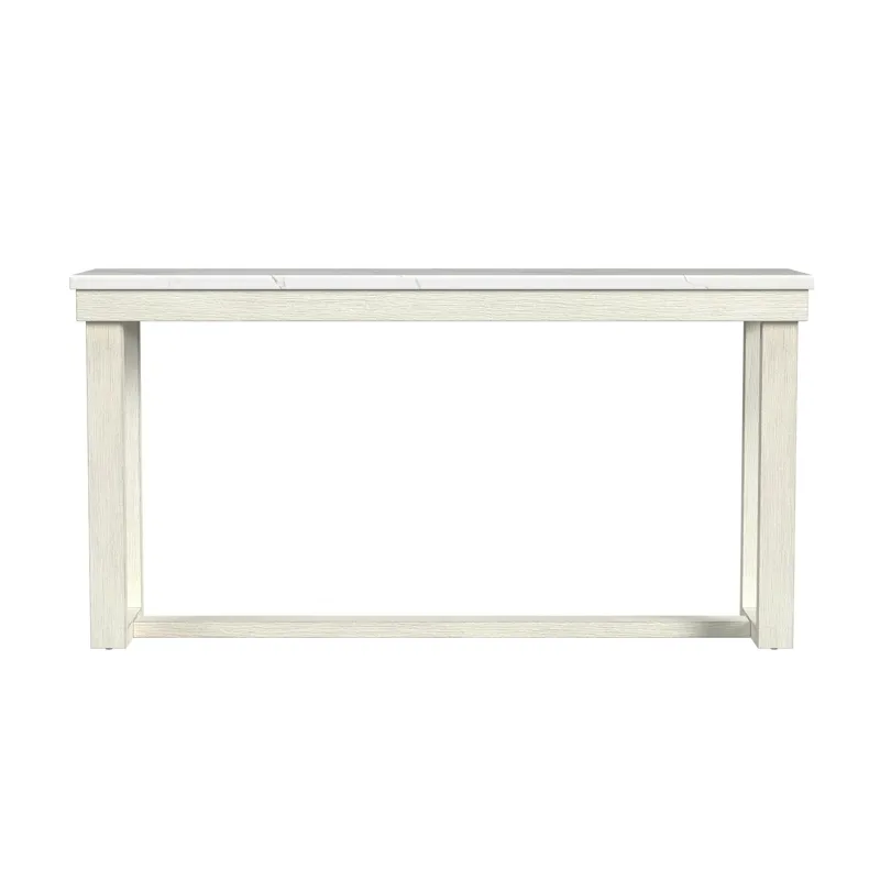 Catilin Sofa Table in Brushed White