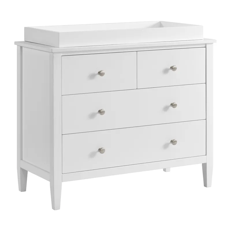 Cerea Small Changing Topper in White