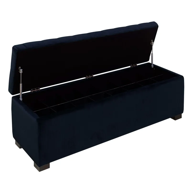 Chandler 1668 Shoe Storage Bench Broadway Navy