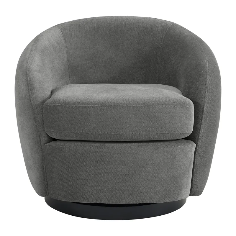 Chanel Swivel Chair in Bristo Grey