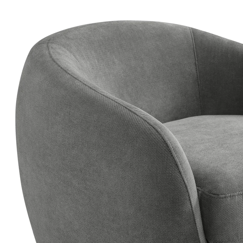 Chanel Swivel Chair in Bristo Grey