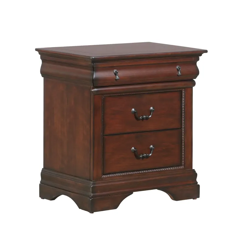 (B4800-40) Chateau- Night Stand- Vintage Cherry