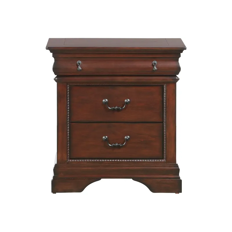 (B4800-40) Chateau- Night Stand- Vintage Cherry