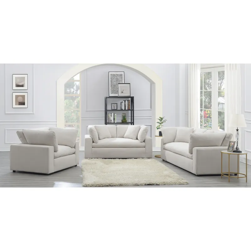 Cloud 9 Loveseat in Garrison Cotton