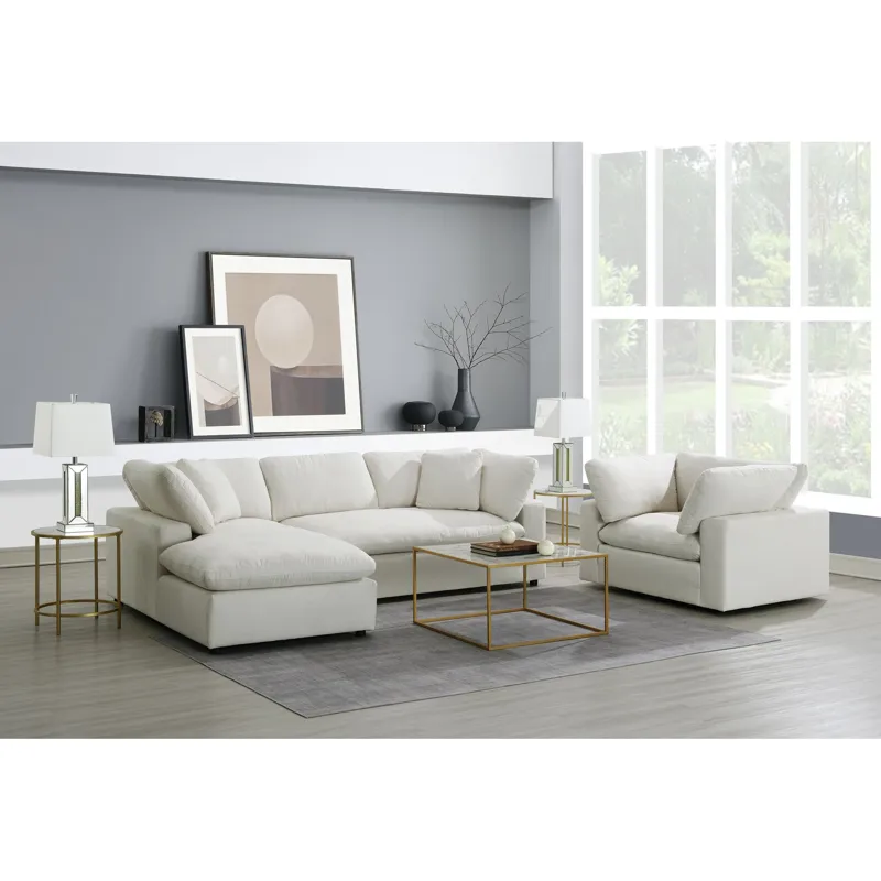 Cloud 9 Swivel Chair in Garrison Cotton