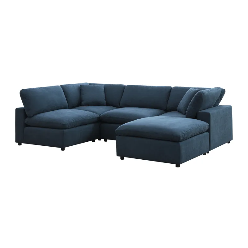 Cloud 9 Modular Corner with 1 Pillow in Flex Eclipse