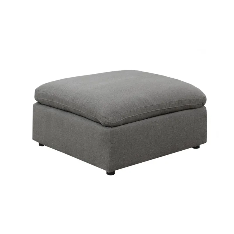 Cloud 9 Sectional  Ottoman in Garrison Charcoal