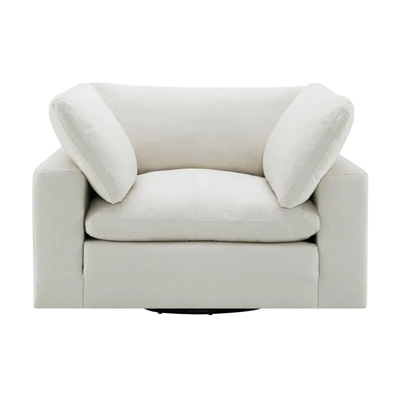 Cloud 9 Swivel Chair in Garrison Cotton