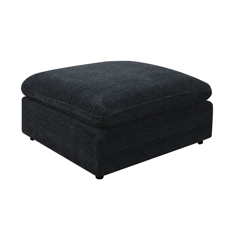 Cloud 9 Ottoman in Zaftag Ebony