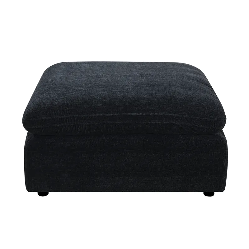 Cloud 9 Ottoman in Zaftag Ebony