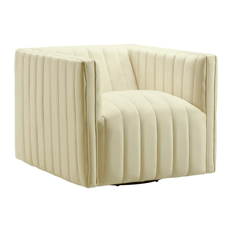 Cobra Swivel Chair in Mercer Cream (ISTA 3)