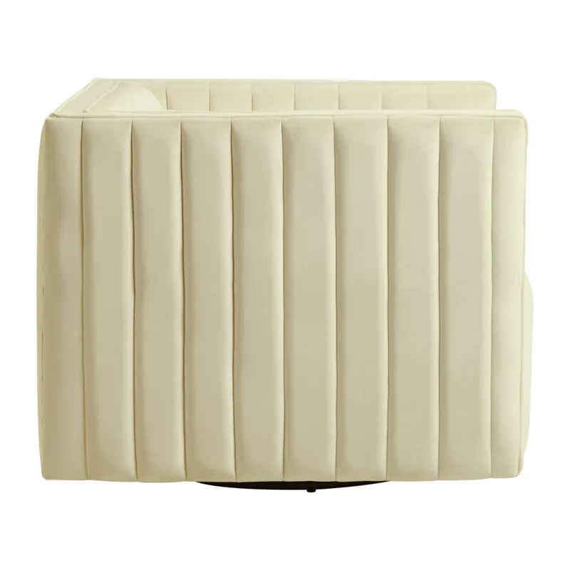 Cobra Swivel Chair in Mercer Cream (ISTA 3)