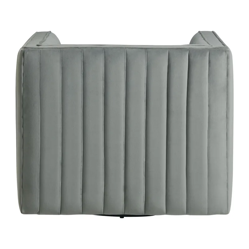 Cobra Swivel Chair in Mercer Grey (ISTA 3)