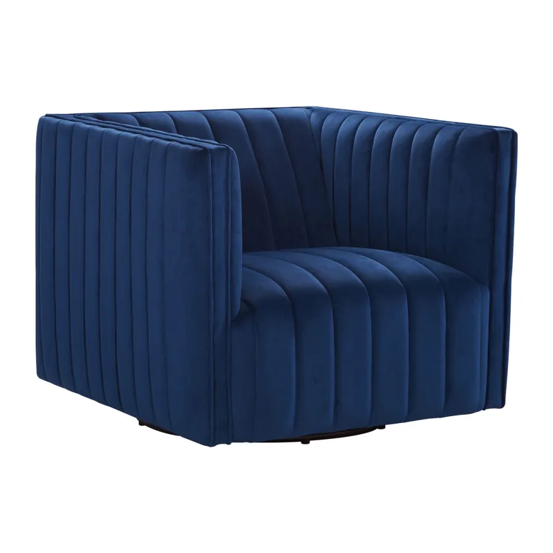 Cobra Swivel Chair in Mercer Navy (ISTA 3)