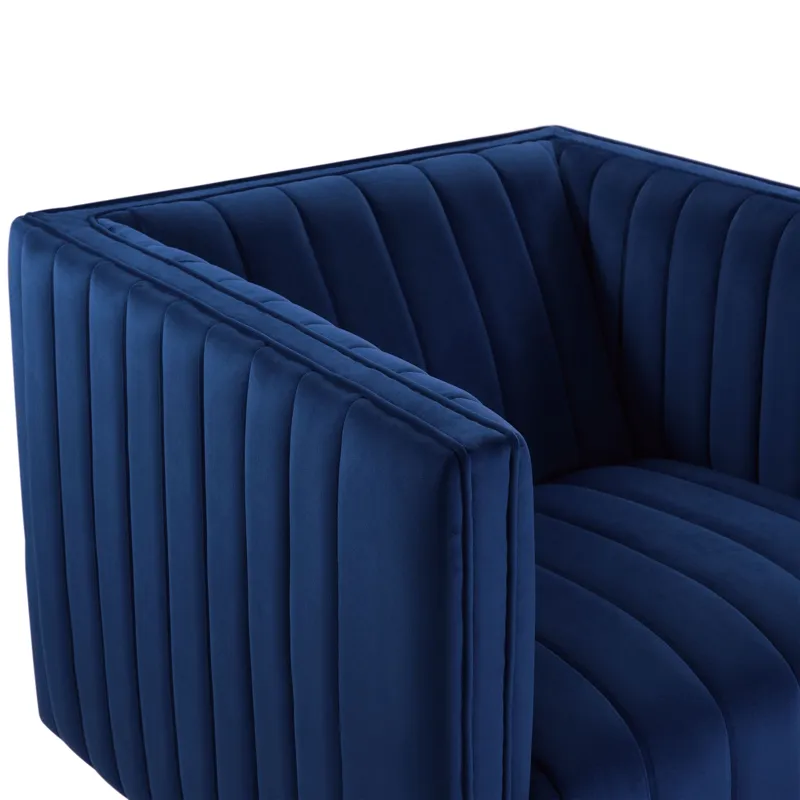 Cobra Swivel Chair in Mercer Navy (ISTA 3)