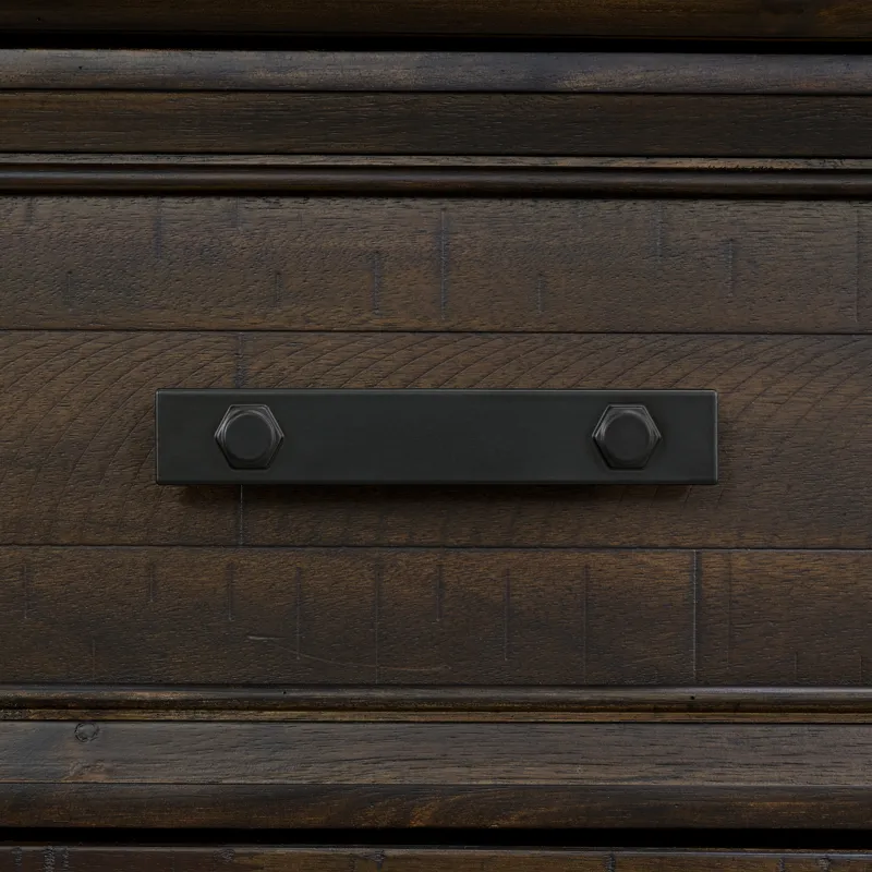 Colorado City 5-Drawer Chest in Charcoal